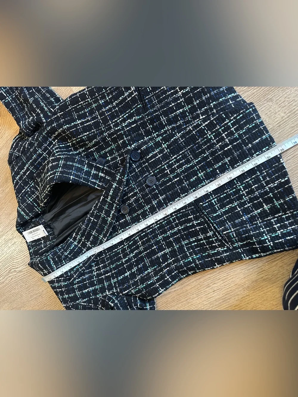 Karen Millen Navy Tweed Jacket and Shorts Matching Set 12